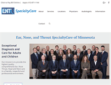 Tablet Screenshot of entsc.com